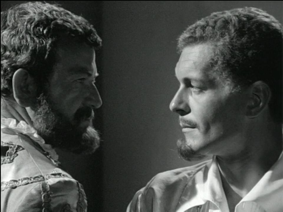 Károly Mécs and Rudolf Somogyvári in György barát (1972)