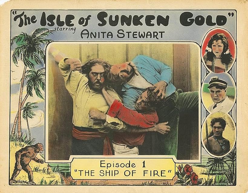 Bruce Gordon, Duke Kahanamoku, Anita Stewart, and Emmett Wagner in The Isle of Sunken Gold (1927)