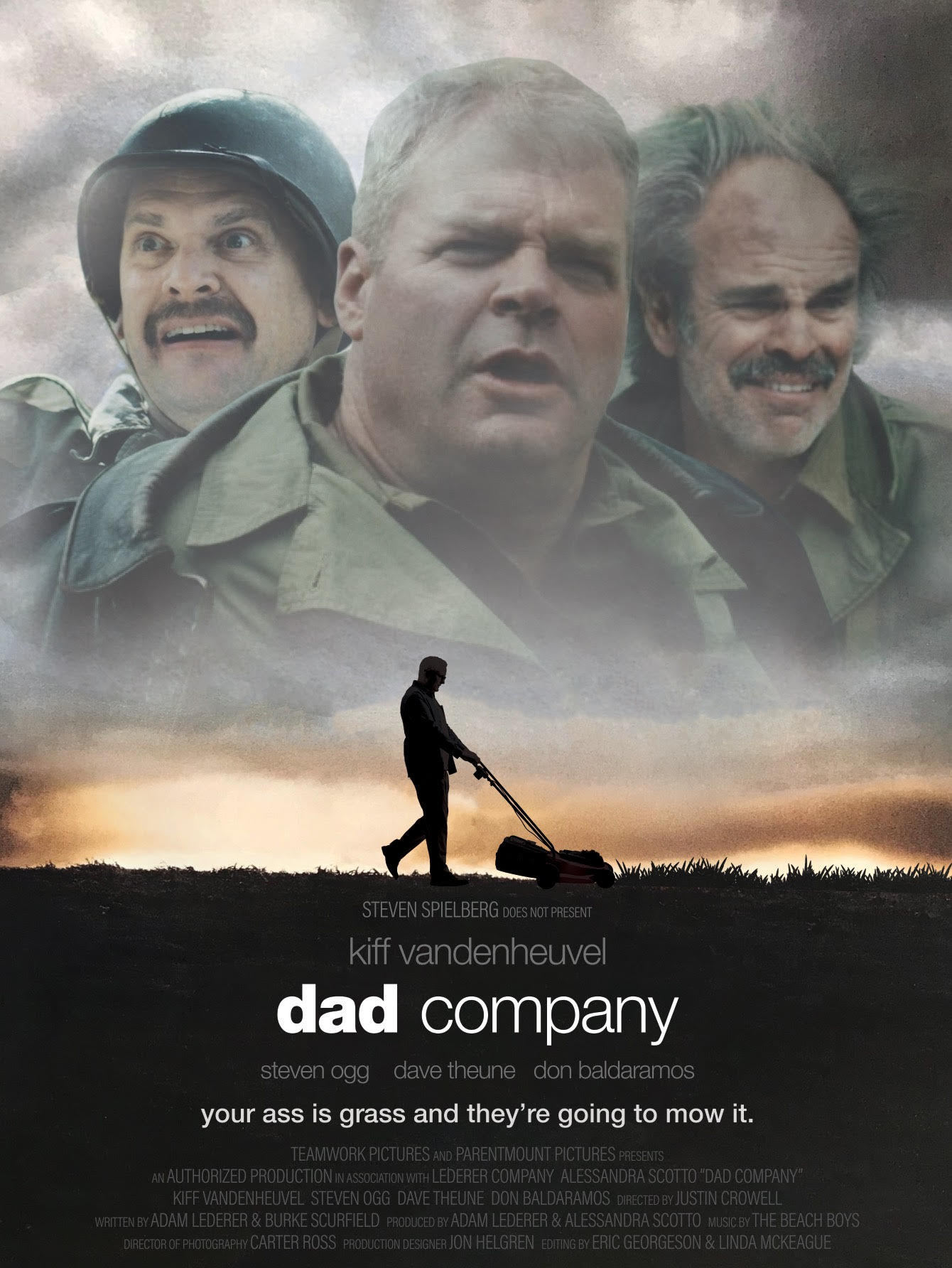 Kiff VandenHeuvel, Steven Ogg, and Dave Theune in Dad Company (2024)