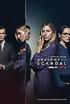 Sienna Miller, Rupert Friend, and Michelle Dockery in Anatomy of a Scandal (2022)