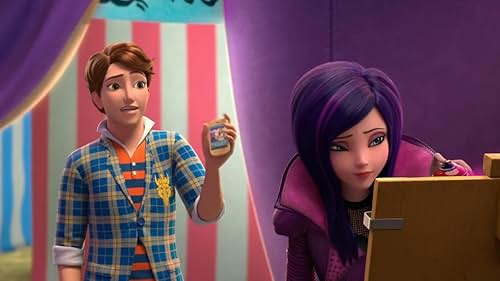 Dove Cameron and Mitchell Hope in Descendants: Wicked World (2015)