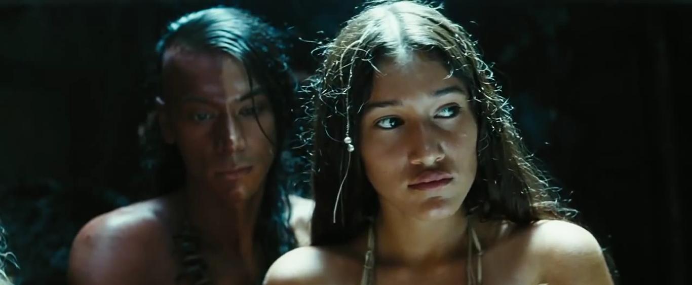 Q'orianka Kilcher and Kalani Queypo in The New World (2005)