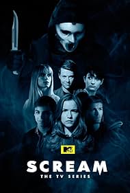 Willa Fitzgerald, Carlson Young, Bex Taylor-Klaus, John Karna, Sean Grandillo, and Amadeus Serafini in Scream: la serie (2015)