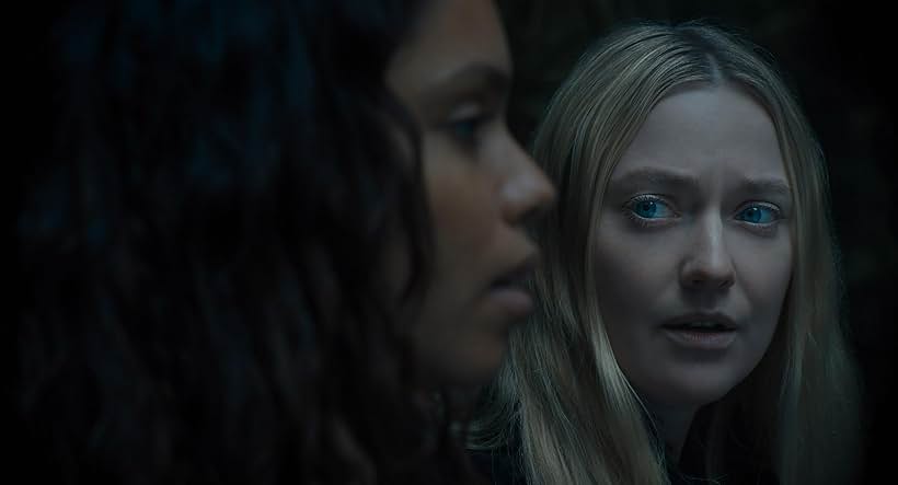 Dakota Fanning and Georgina Campbell in The Watchers (2024)