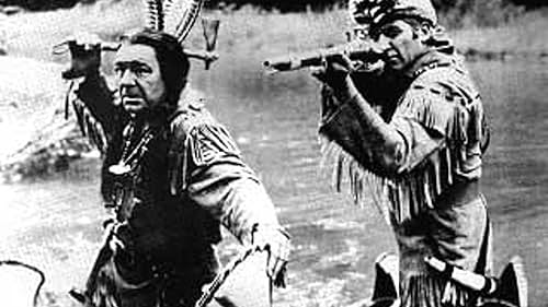 Lon Chaney Jr. and John Hart in Hawkeye and the Last of the Mohicans (1957)