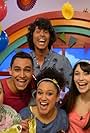 Ben Cajee, Cerrie Burnell, Rebecca Keatley, Andy Day, and Cat Sandion in The CBeebies House Show (2016)