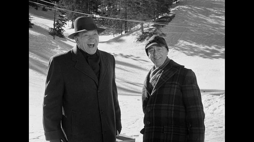 Hal K. Dawson and Victor McLaglen in City of Shadows (1955)