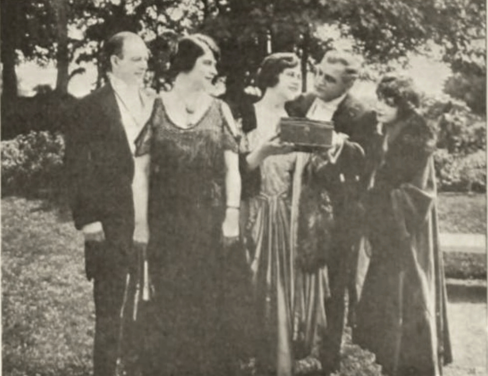 Leah Baird and Wilfred Lucas in Sins of Ambition (1917)