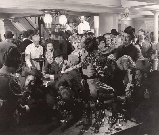 Harry Carey, George Cooper, Mark Hamilton, Doris Lloyd, Tully Marshall, Polly Moran, Scott Seaton, Russell Simpson, Benay Venuta, and Rita Claire in The Trail of '98 (1928)