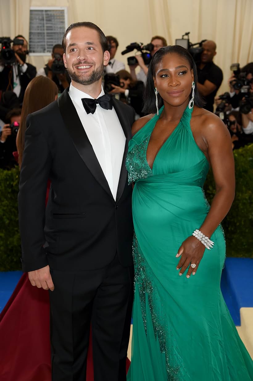 Serena Williams and Alexis Ohanian