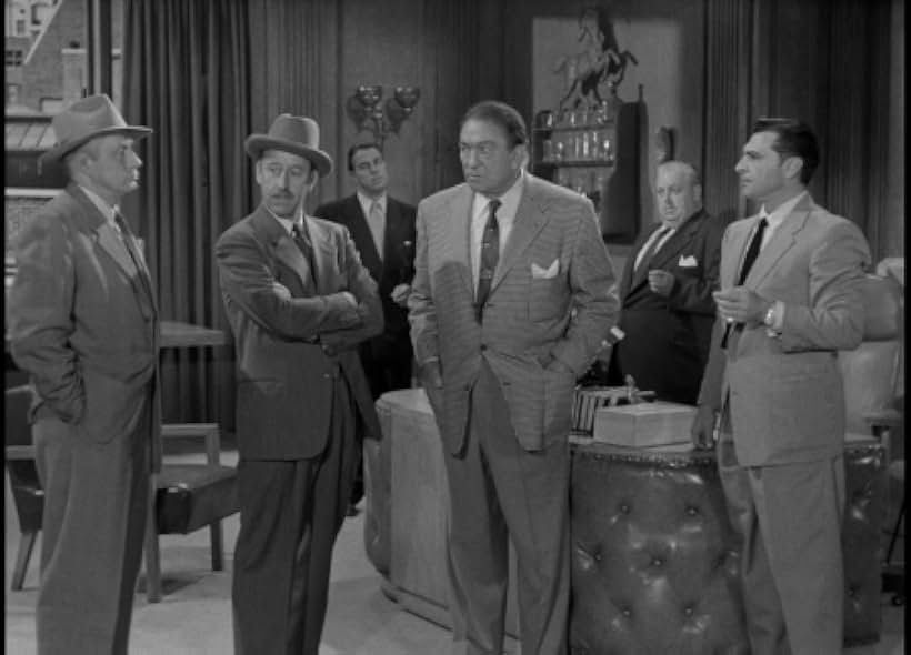 Anthony Caruso, Frank Ferguson, Paul Maxey, Victor McLaglen, Tyler McVey, and Richard Reeves in City of Shadows (1955)