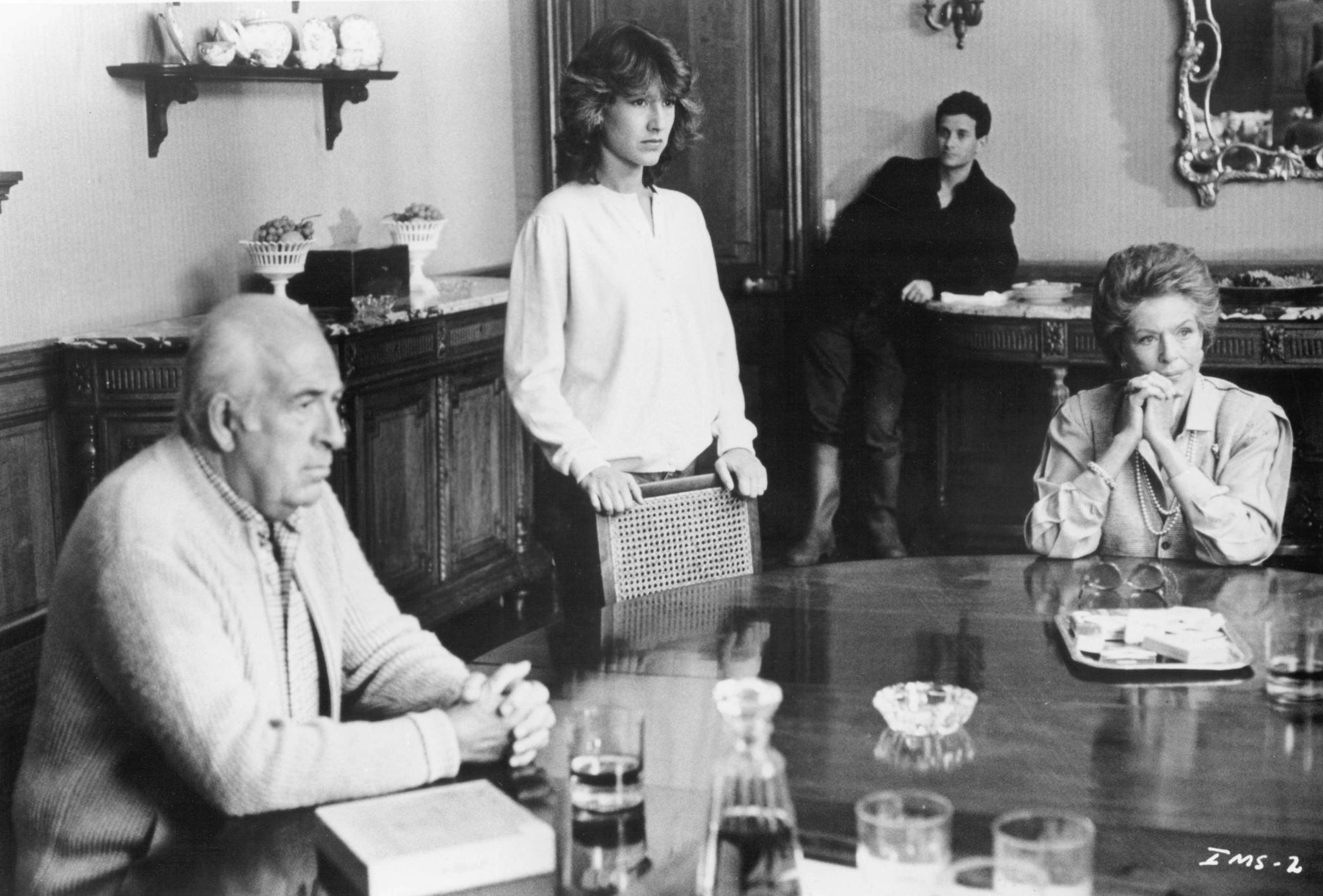 Nathalie Baye, Francis Huster, Madeleine Robinson, and Guy Tréjan in I Married a Shadow (1983)