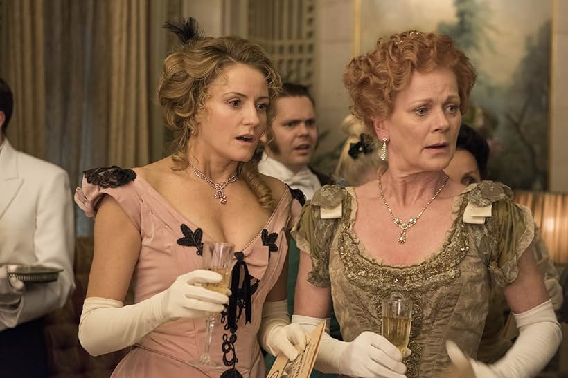 Samantha Bond and Helene Joy in Murdoch Mysteries (2008)