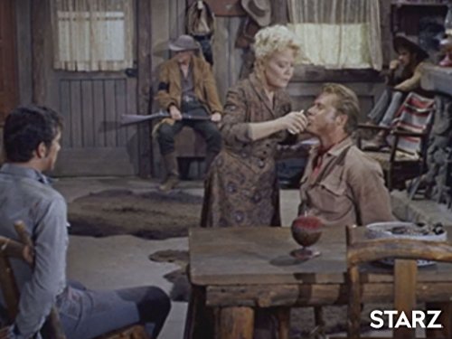 Spring Byington, Alex Cord, Robert Fuller, and John Smith in Laramie (1959)