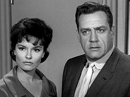 Raymond Burr and Suzanne Lloyd in Perry Mason (1957)