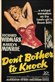 Marilyn Monroe and Richard Widmark in Don't Bother to Knock (1952)