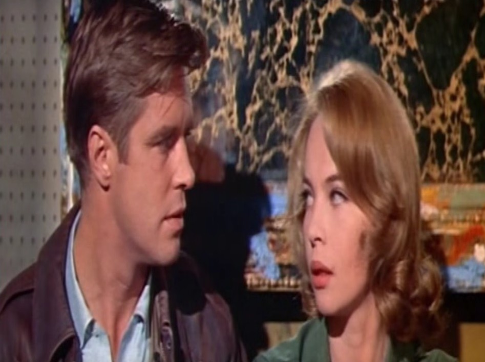 George Peppard and Leslie Caron in The Subterraneans (1960)