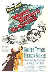 Robert Taylor and Eleanor Parker in Many Rivers to Cross (1955)