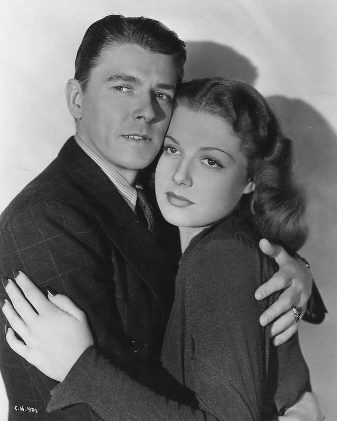 Ronald Reagan and Ann Sheridan in Angels Wash Their Faces (1939)