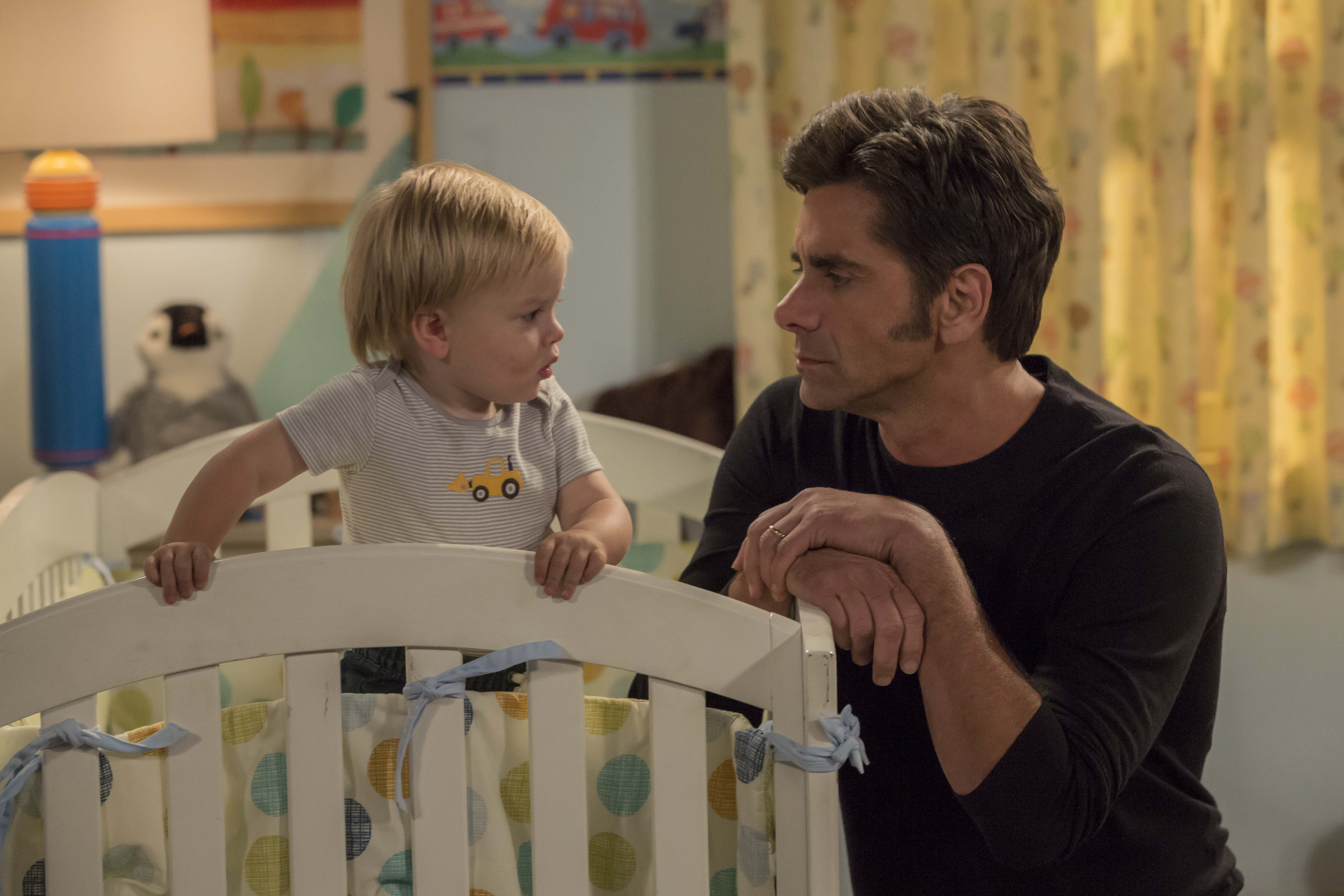 John Stamos, Fox Messitt, and Dashiell Messitt in Fuller House (2016)