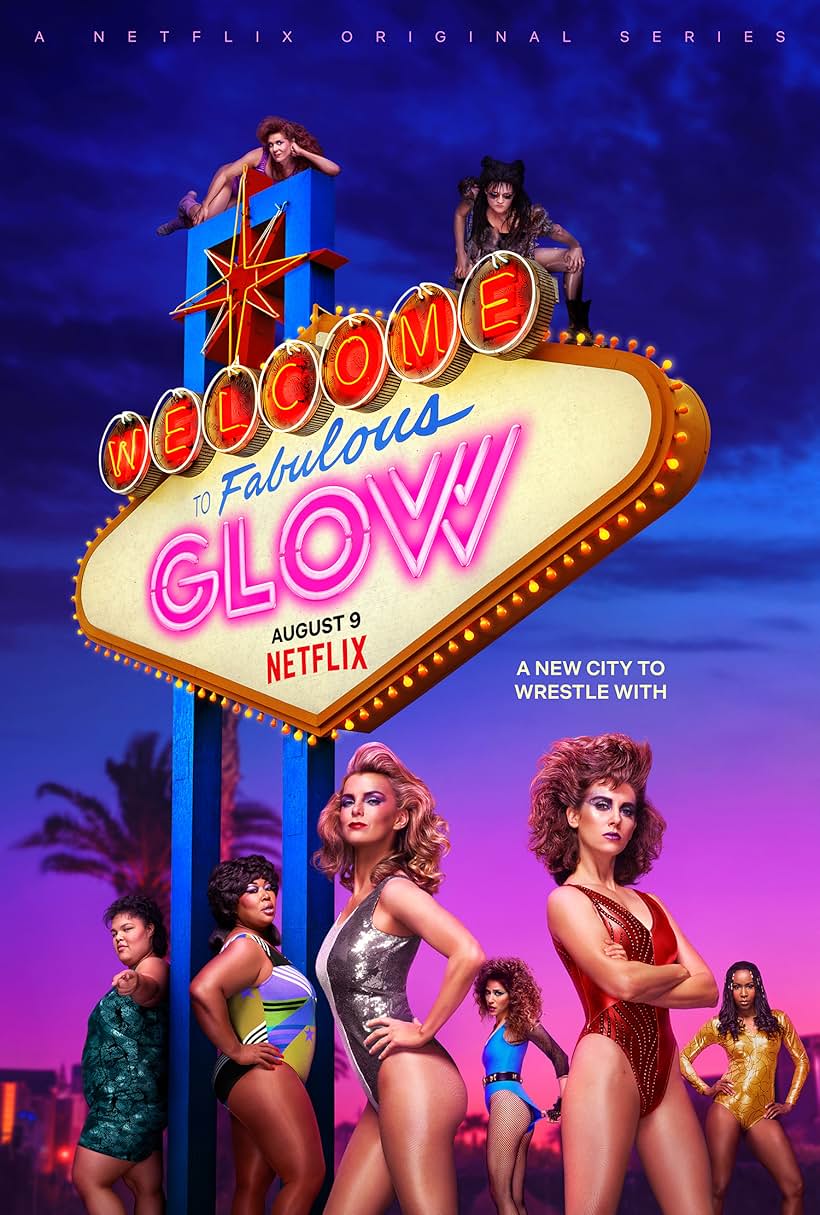 Jackie Tohn, Alison Brie, Sydelle Noel, Kia Stevens, Betty Gilpin, Kate Nash, Britney Young, and Gayle Rankin in GLOW (2017)