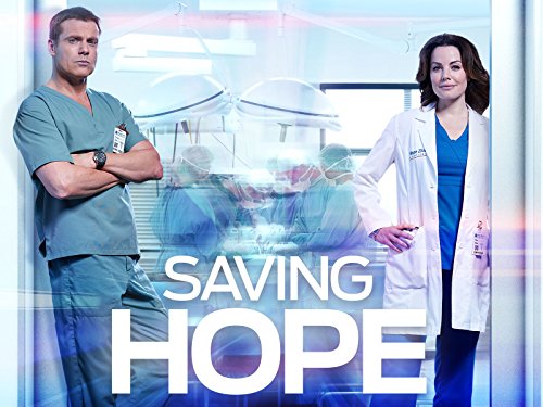 Michael Shanks and Erica Durance in Saving Hope (2012)