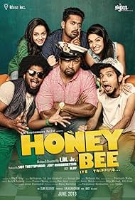 Bhavana, Baburaj, Archana Kavi, Asif Ali, Sreenath Bhasi, and Balu Varghese in Honey Bee (2013)