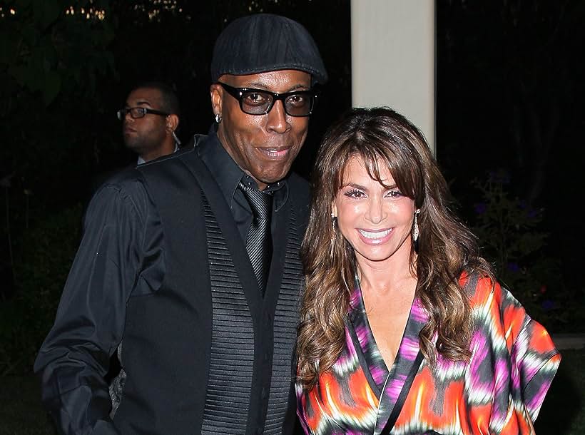 Paula Abdul and Arsenio Hall