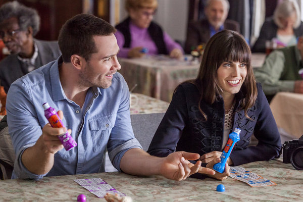 Meghan Ory and Luke Macfarlane in The Memory Book (2014)