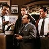 Danny DeVito, Dan Hedaya, Lou Albano, and Joe Piscopo in Wise Guys (1986)