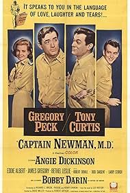 Gregory Peck, Tony Curtis, Angie Dickinson, and Bobby Darin in Captain Newman, M.D. (1963)