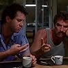 Steve Guttenberg and Tom Selleck in 3 Men and a Baby (1987)