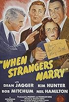 Robert Mitchum, Kim Hunter, Neil Hamilton, and Dean Jagger in When Strangers Marry (1944)