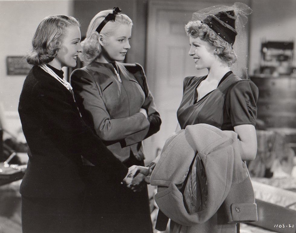 Lana Turner, Jane Bryan, and Mary Beth Hughes in These Glamour Girls (1939)