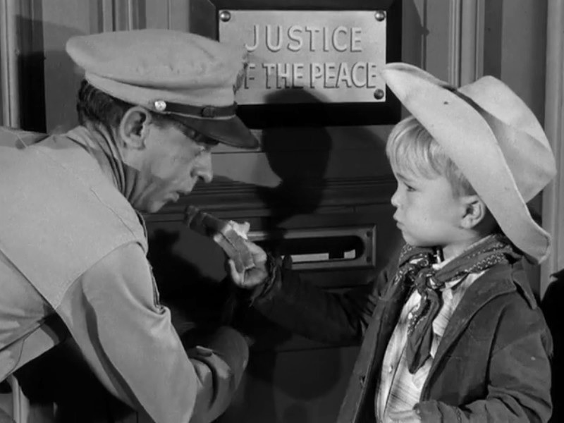 Clint Howard and Don Knotts in The Andy Griffith Show (1960)