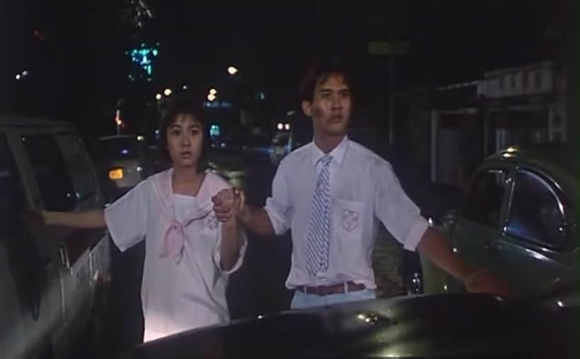 Danny Poon and Fennie Yuen in Happy Ghost III (1986)