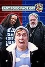 Josh Jones, Gemma Bradley, and Kristian Nairn in Fast Food Face Off (2021)