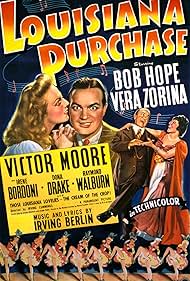 Bob Hope, Irène Bordoni, Victor Moore, and Vera Zorina in Louisiana Purchase (1941)