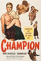 Kirk Douglas and Marilyn Maxwell in Champion (1949)