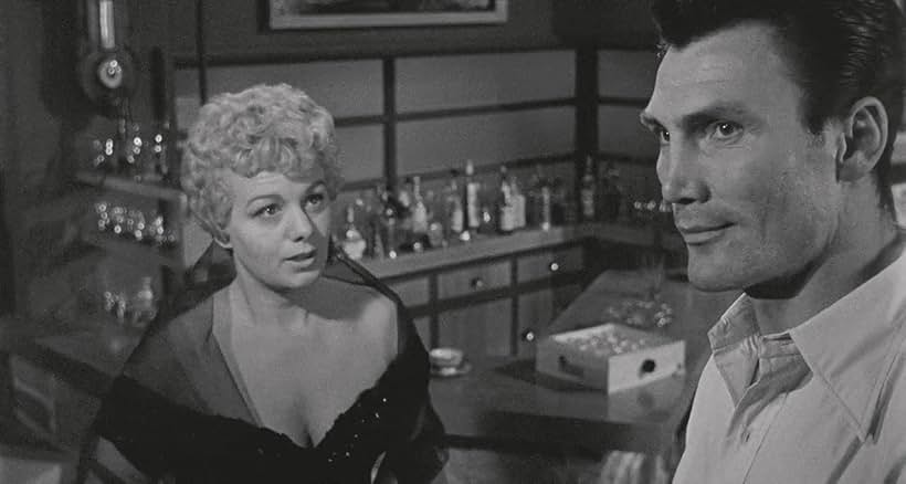 Jack Palance and Shelley Winters in The Big Knife (1955)