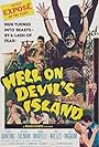 Rex Ingram, Helmut Dantine, Donna Martell, William Talman, and Jean Willes in Hell on Devil's Island (1957)