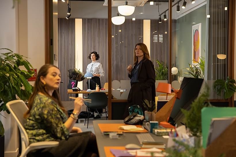 Indira Varma, Sharon Horgan, and Sophie Stone in Episode #2.3 (2021)