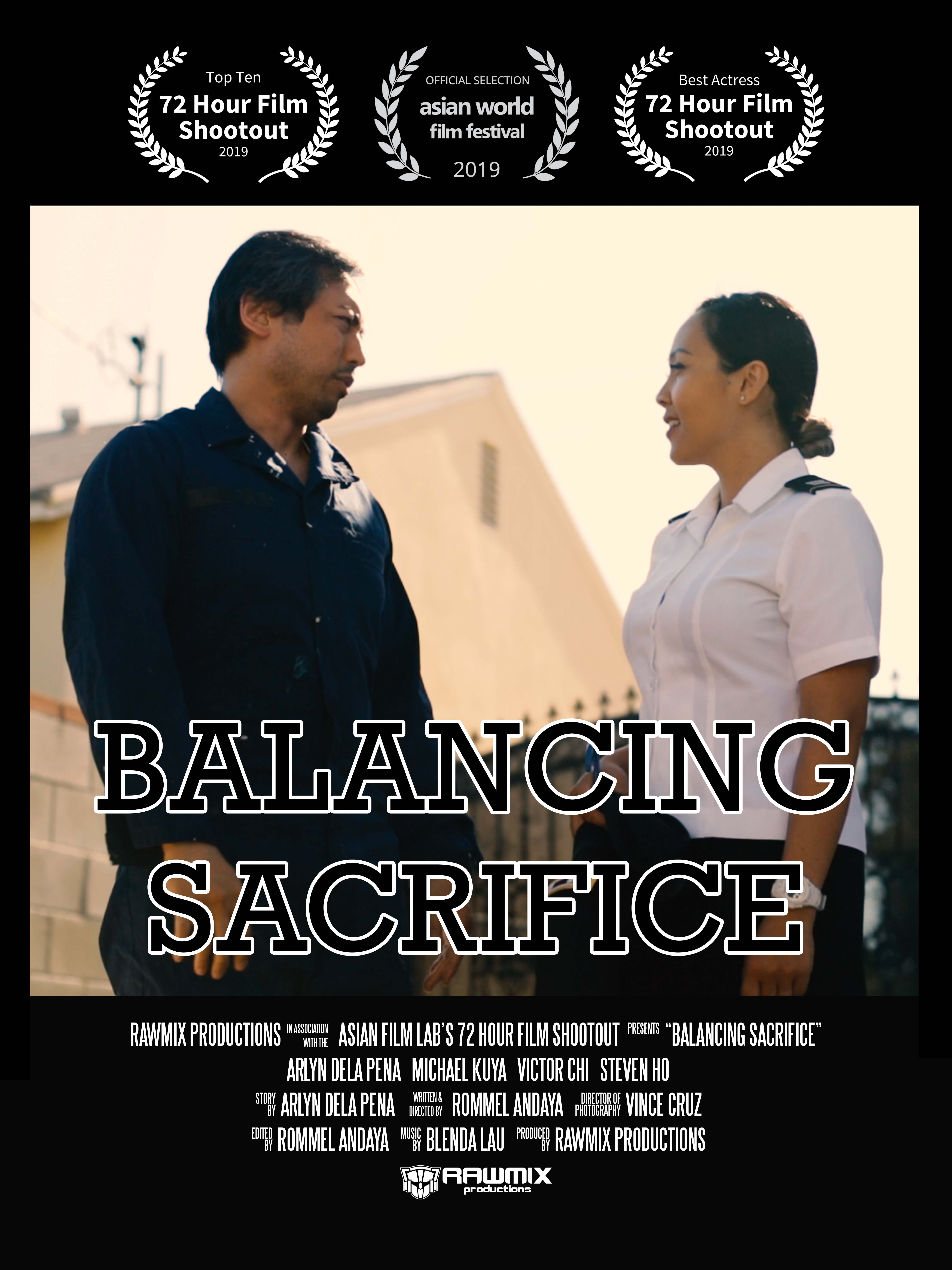 Michael Kuya and Arlyn Dela Pena in Balancing Sacrifice (2019)