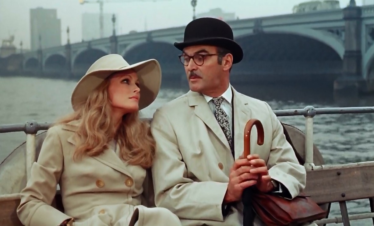 Ursula Andress and Stanley Baker in Perfect Friday (1970)