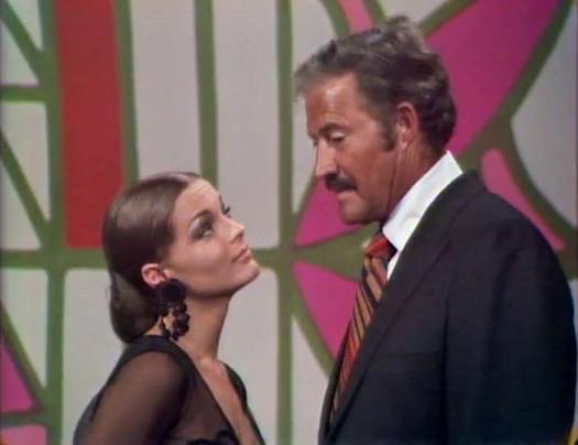 Romy Schneider and Dan Rowan in Rowan & Martin's Laugh-In (1967)