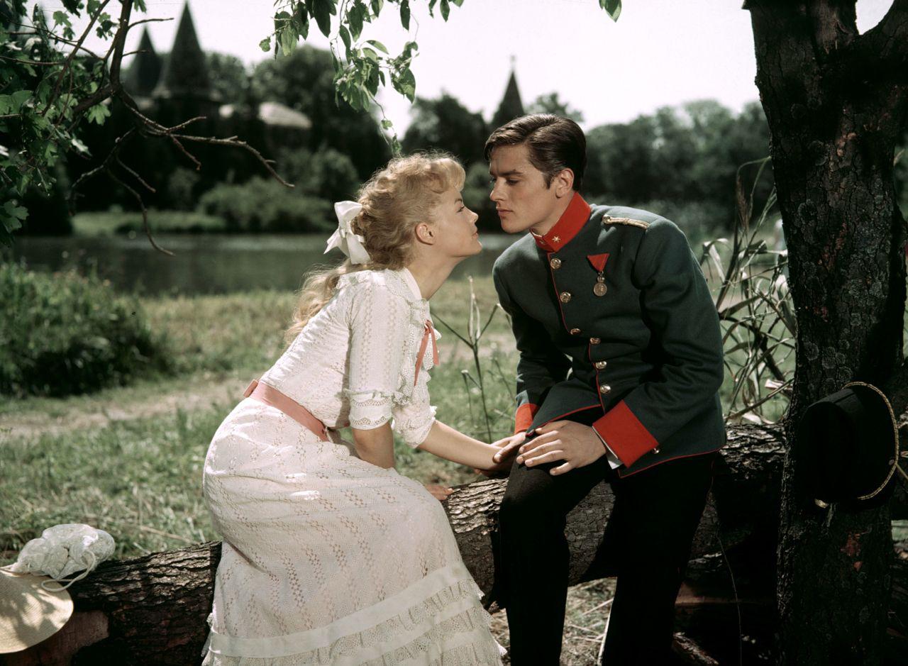 Alain Delon and Romy Schneider in Christine (1958)