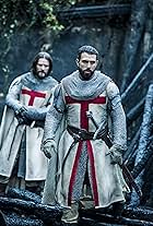 Pádraic Delaney and Tom Cullen in Knightfall (2017)