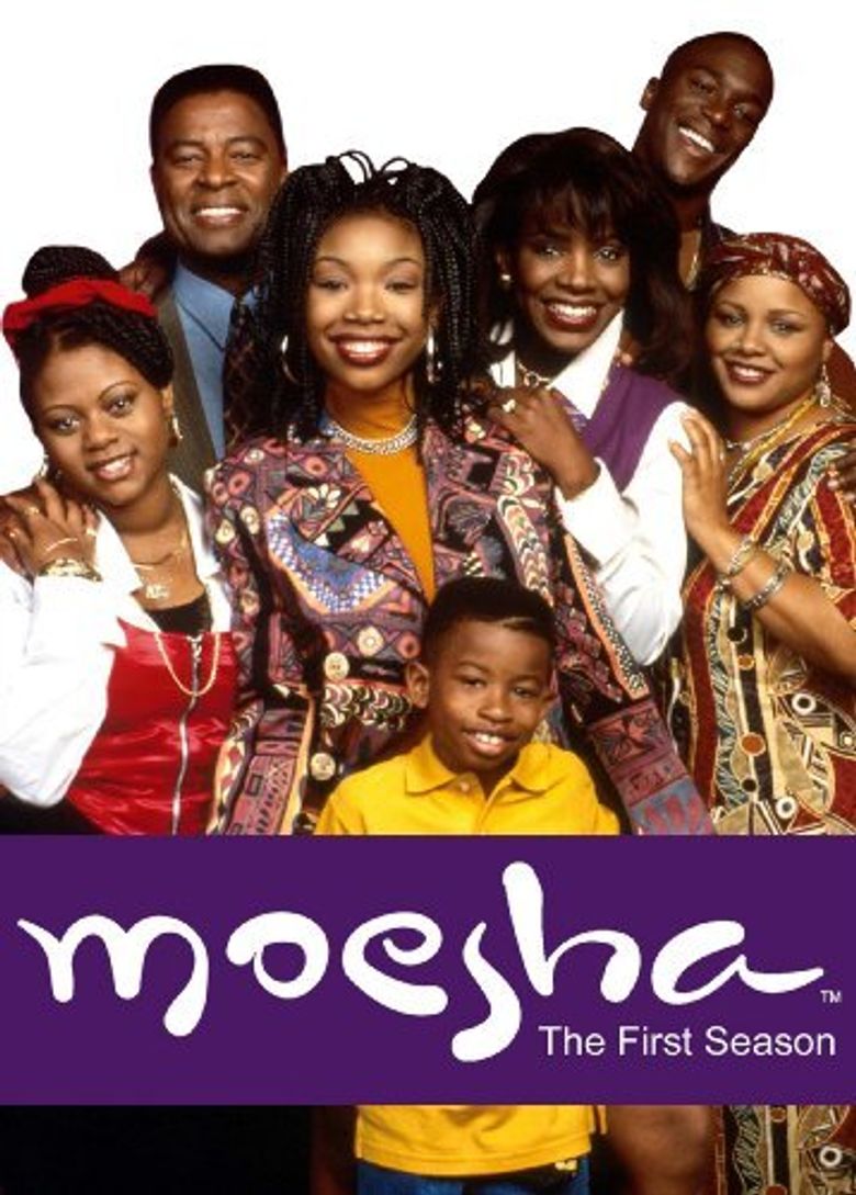 Brandy Norwood, Sheryl Lee Ralph, Lamont Bentley, Marcus T. Paulk, Countess Vaughn, Yvette Wilson, and William Allen Young in Moesha (1996)