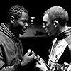 Vincent Cassel and Hubert Koundé in La haine (1995)