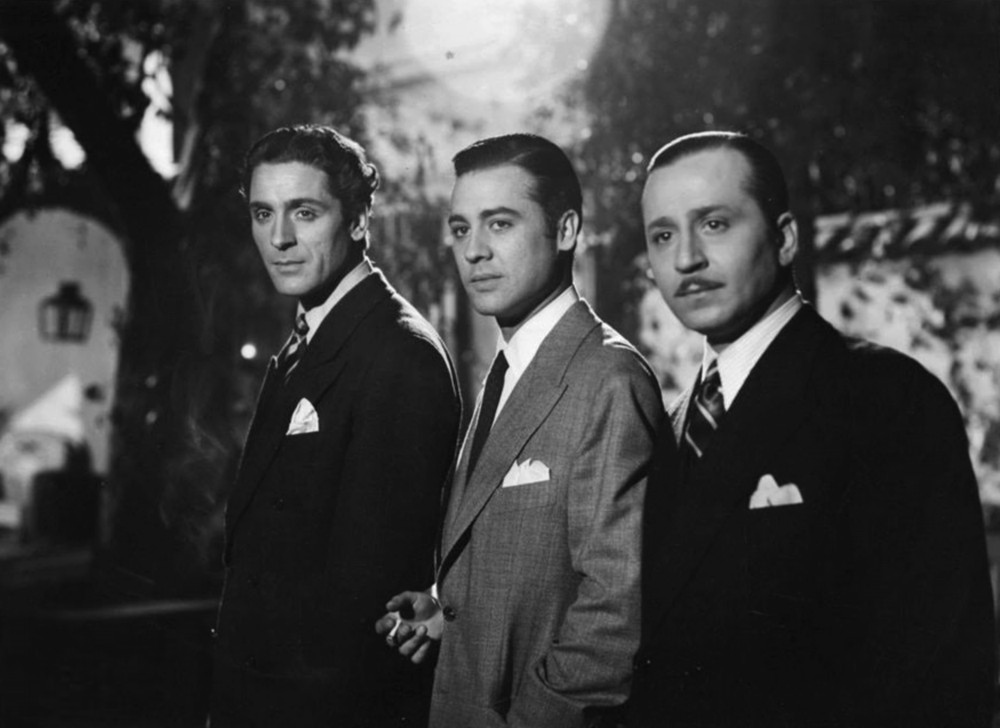 Pedro Maratea, Juan José Miguez, and Jorge Ayala in Santos Vega vuelve (1947)